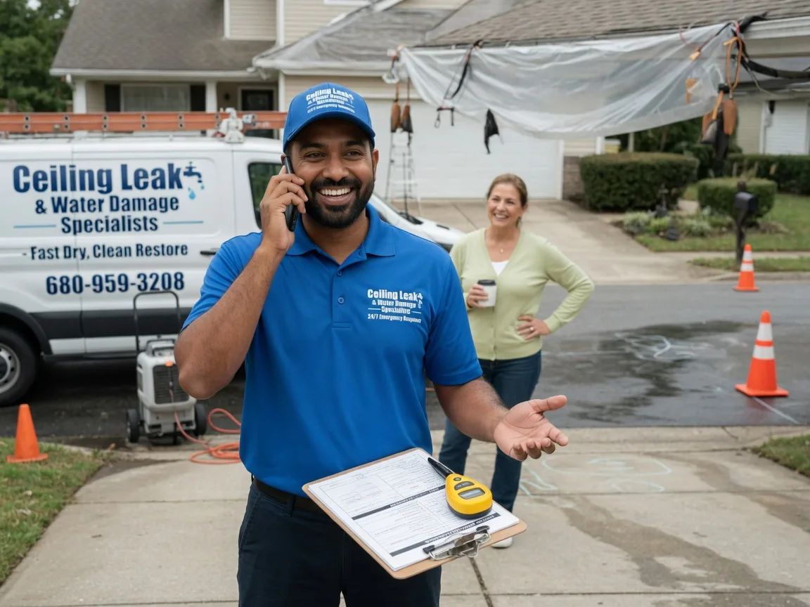 Ceiling Leak Cleanup Lynchburg, VA FAQs